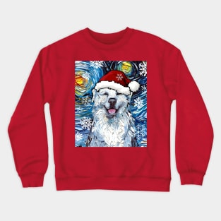 Great Pyrenees Santa Crewneck Sweatshirt